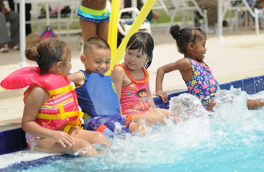 Member Kids in the Swimming Pool