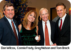 Dan Wilcox, Connie Frady, Greg Nelson and Tom Breck