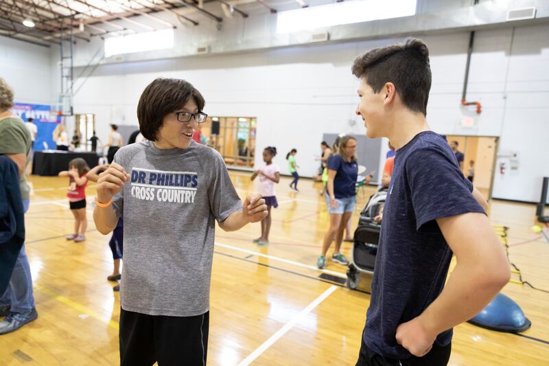 Kids in Gymnasium