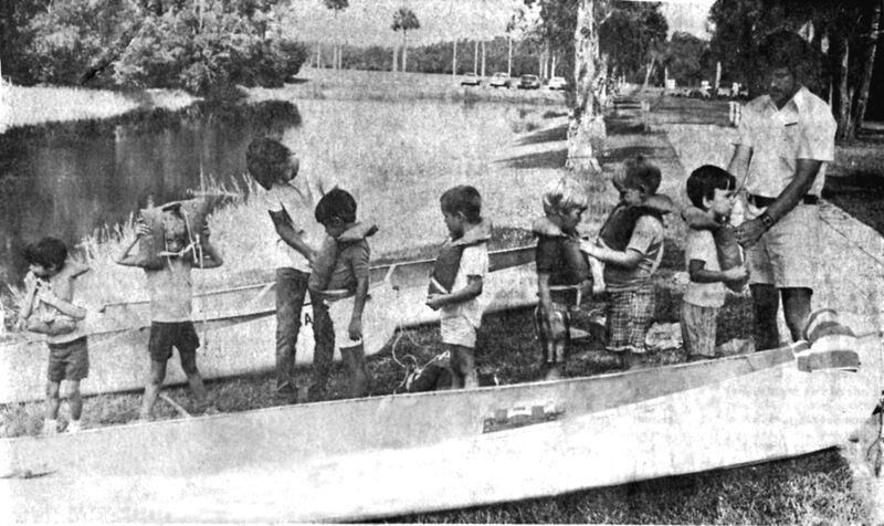 Canoeing on Tupperware Property in Osceola County