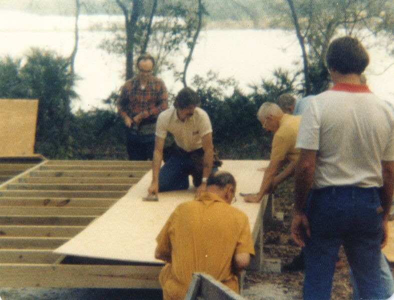 Bill Phillips doing Camp Wewa Repairs