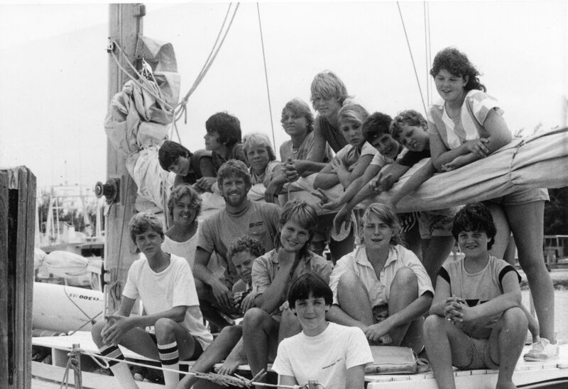 Vintage YMCA Teens and Instructor Photo