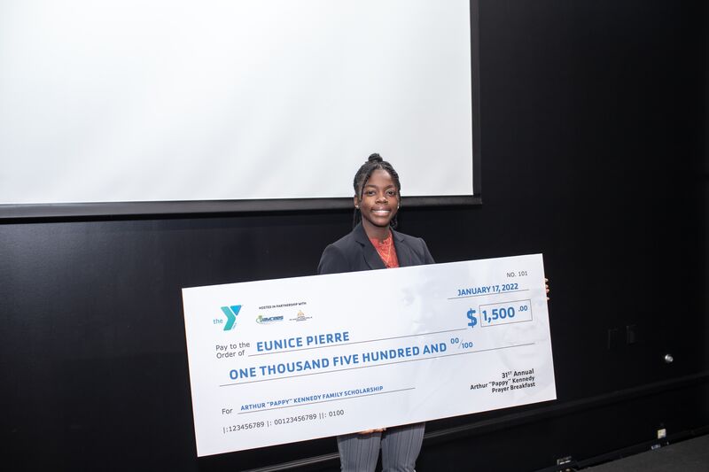 Scholarship Winners at the 2022 Arthur Pappy Kennedy Prayer Breakfast