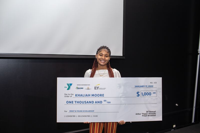 Scholarship Winners at the 2022 Arthur Pappy Kennedy Prayer Breakfast