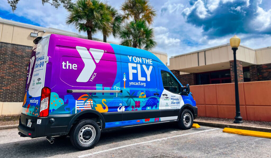YMCA's Y on the Fly mobile outreach van