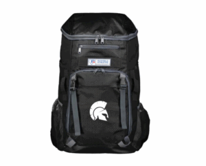 Spartans Volleyball Club Team Backpack with white logo